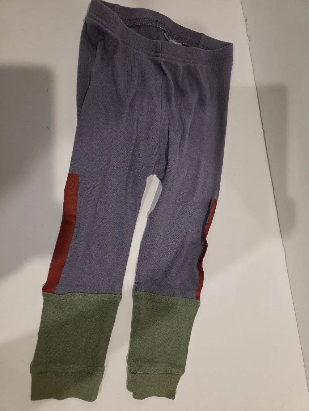 Kids Colorblock Thermal Hulk Pjs - Blue with Green Cuffs Baby Gap Size 2 Organic